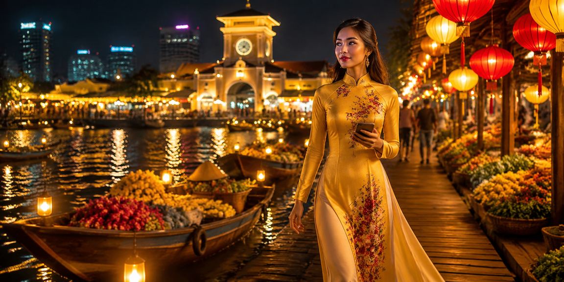 Cảnh chợ đêm TP.HCM với người dùng cài ứng dụng cá cược trên điện thoại