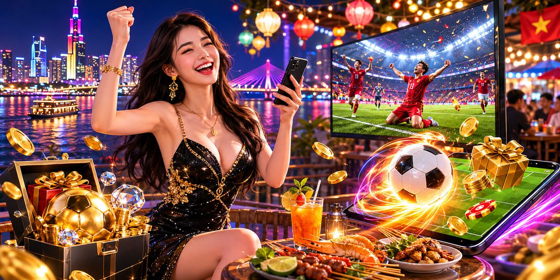 Cảnh chợ đêm TP.HCM với người dùng tra cứu thông tin nạp tiền và đăng ký tài khoản trên điện thoại